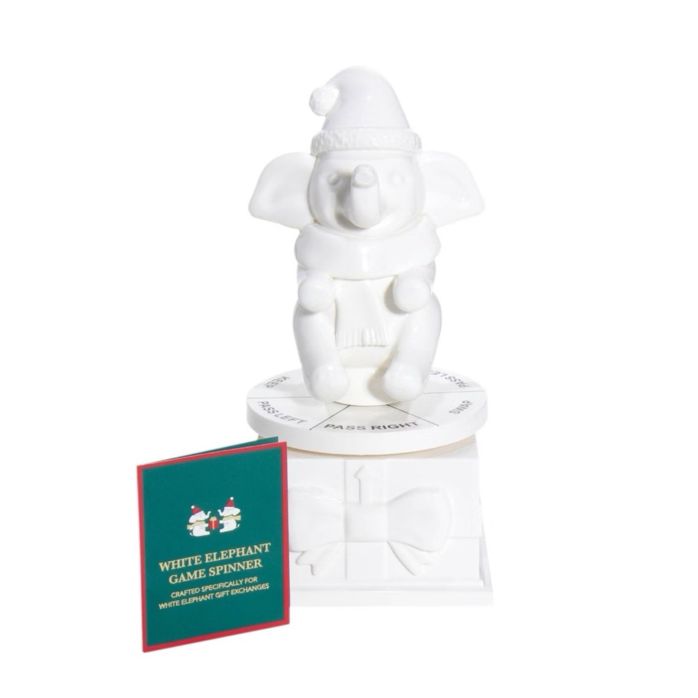 Paper nwt  Riot Co. White Elephant Game Spinner